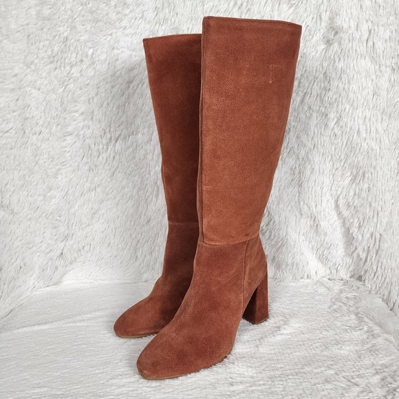 ASOS Design Wide Fit Comet Suede Boots (Fits Size 7.5) - Picture 3 of 8